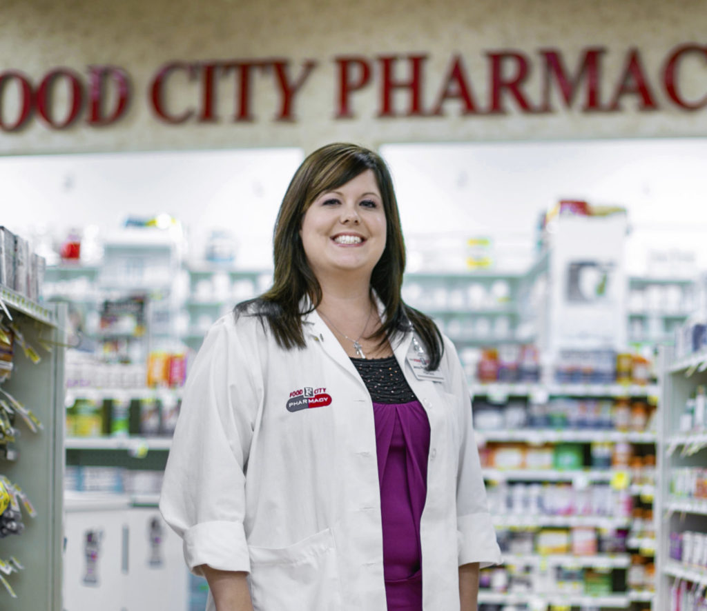 female pharmacist in pharmacy